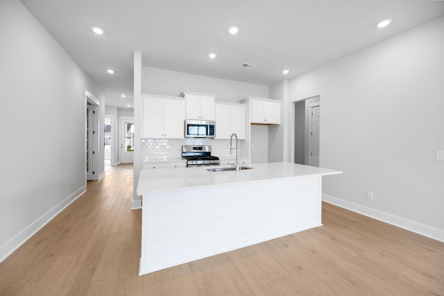 Furnished interior view inside a new home in Carnes Crossroads, Summerville (Image 3). Furnished interior view inside a new home in Carnes Crossroads, Summerville (Image 3).
