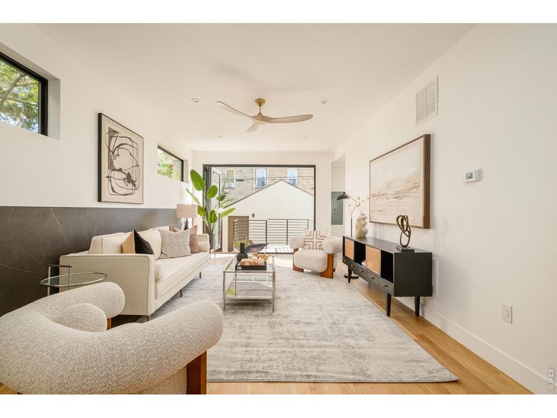 Furnished interior view inside a new home in , Denver (Image 19).
