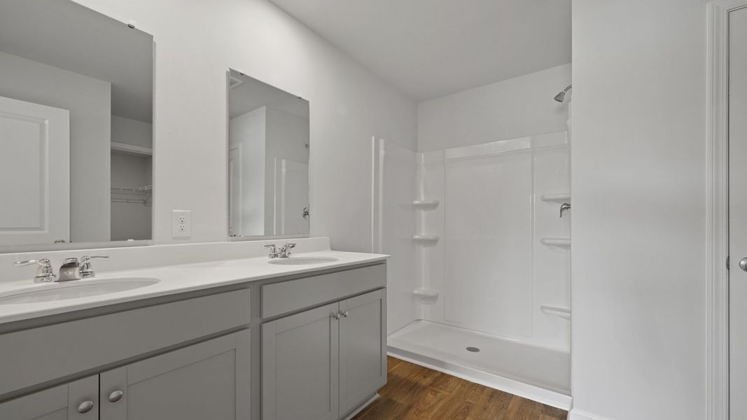 Representative furnished interior of a home built from the CALI by D.R. Horton in Evergreen, Holly Hill (Image 9). Representative furnished interior of a home built from the CALI by D.R. Horton in Evergreen, Holly Hill (Image 9).