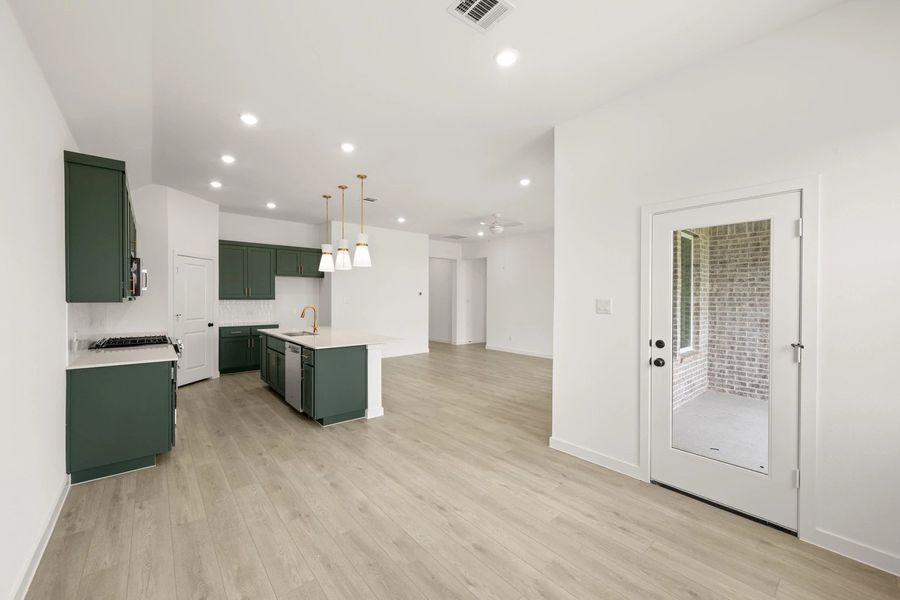Open Kitchen-Living-Dining Room