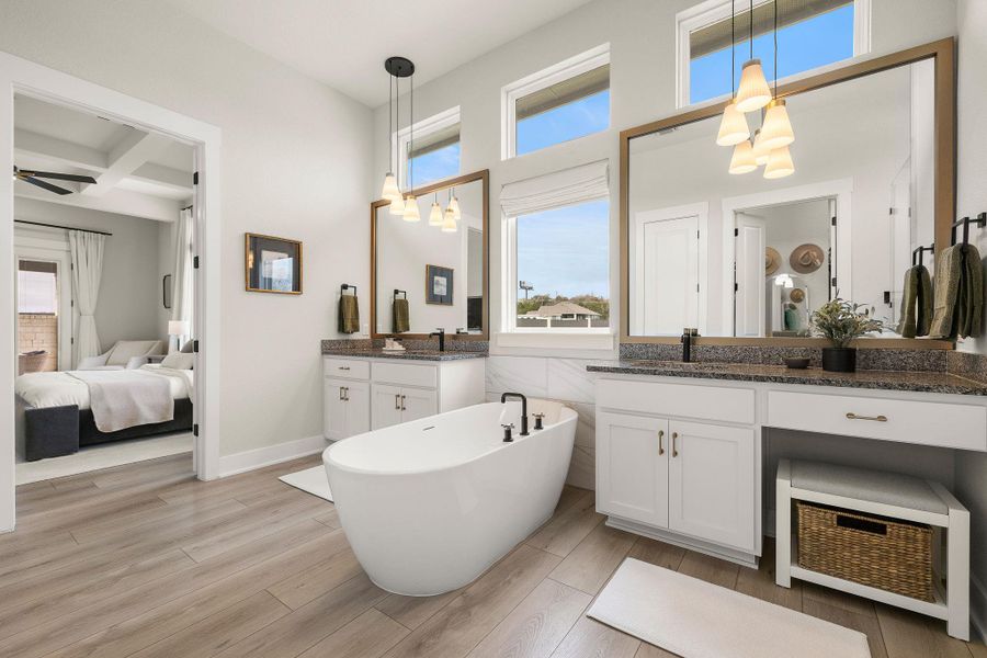 Furnished interior view inside a new home in Northfork, Liberty Hill (Image 6).