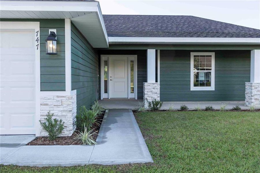 Exterior details and patio area of a home in The Preserve at Laurel Lake, Lake City (Image 34).