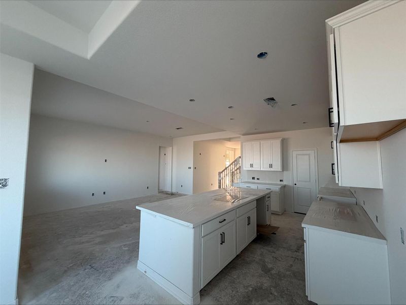 Actual progress of your home.