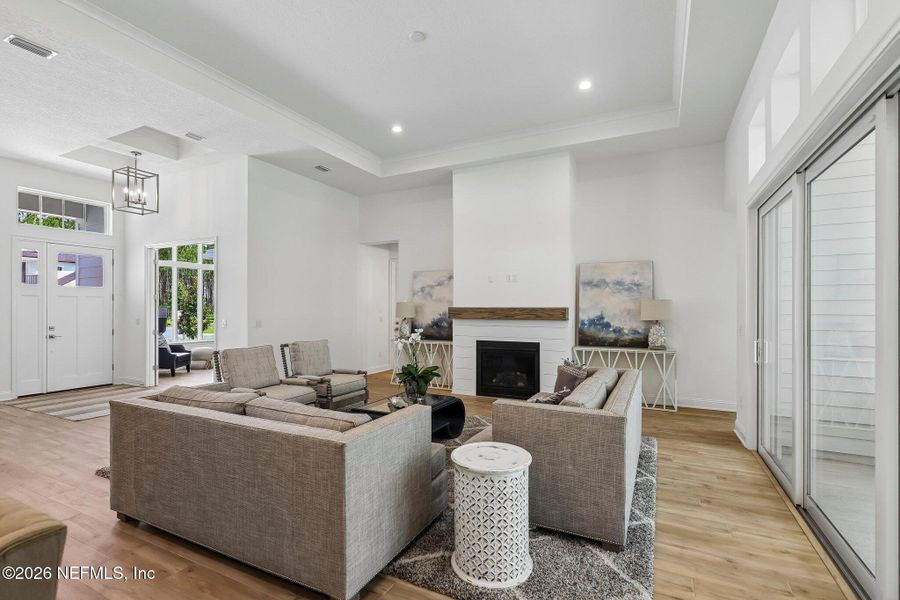 Furnished interior view inside a new home in SilverLeaf, St. Augustine (Image 7).