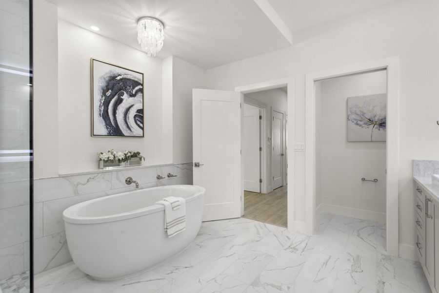 Furnished interior view inside a new home in , Tierra Verde (Image 36).