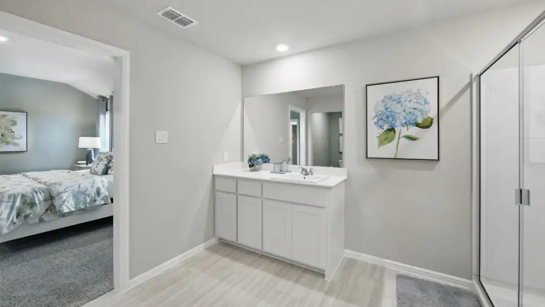 Furnished interior view inside a new home in Valley Brook, Fort Worth (Image 24).
