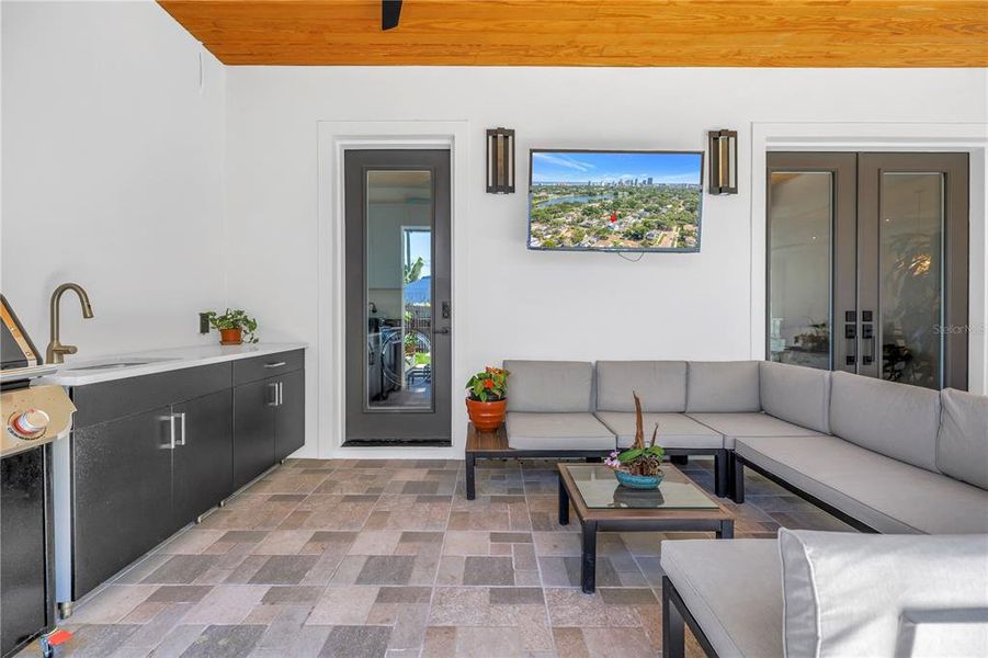 Furnished interior view inside a new home in , St. Petersburg (Image 78).