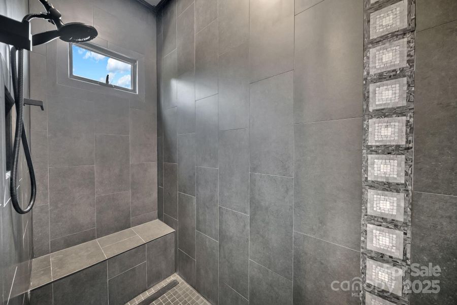 Primary walk in shower