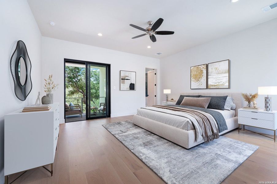 Furnished interior view inside a new home in , San Antonio (Image 13).