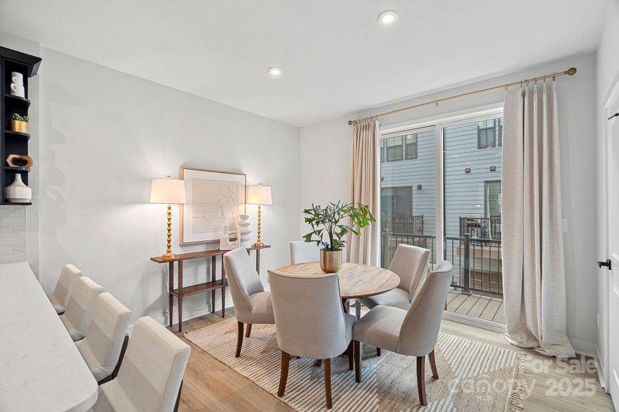 Furnished interior view inside a new home in , Charlotte (Image 14).