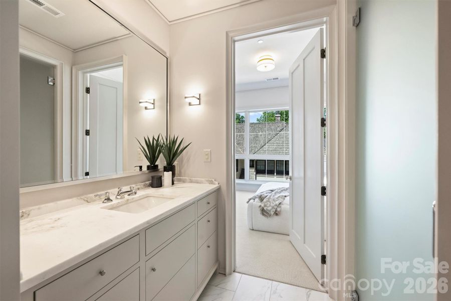 Furnished interior view inside a new home in , Charlotte (Image 13).