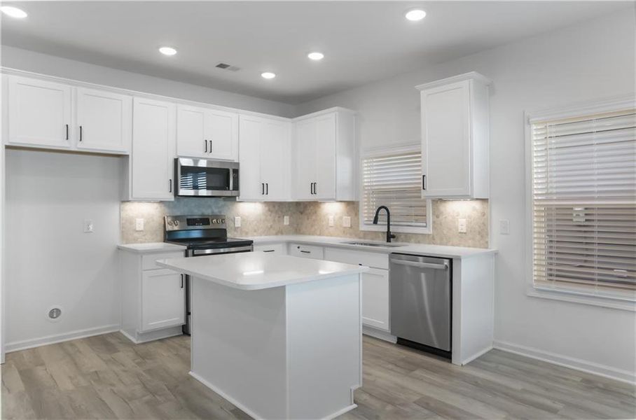 Furnished interior view inside a new home in , Cleveland (Image 8).