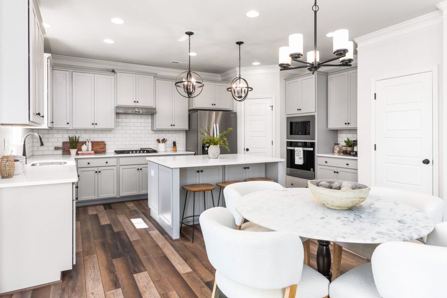 Representative furnished interior of a home built from the Kendall by Keystone Homes NC in Royal Pines, Trinity (Image 35).