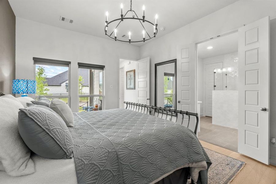 Furnished interior view inside a new home in , Fort Worth (Image 18).