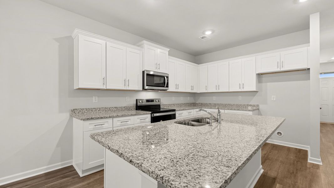 Furnished interior view inside a new home in Bellemeade Landing, Augusta (Image 8). Furnished interior view inside a new home in Bellemeade Landing, Augusta (Image 8).
