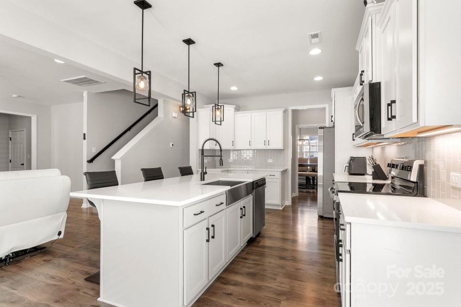 Furnished interior view inside a new home in , York (Image 5). Furnished interior view inside a new home in , York (Image 5).