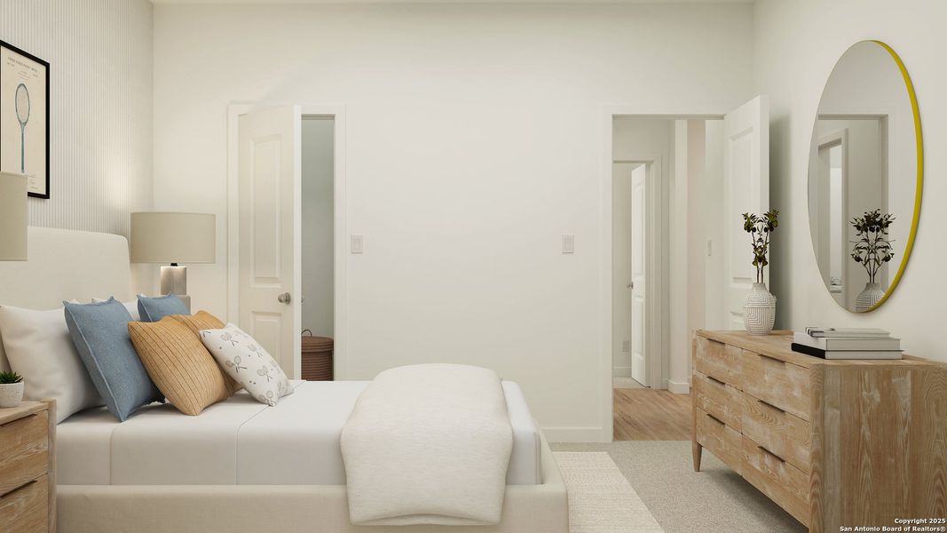 Furnished interior view inside a new home in Voss Farms, New Braunfels (Image 12).