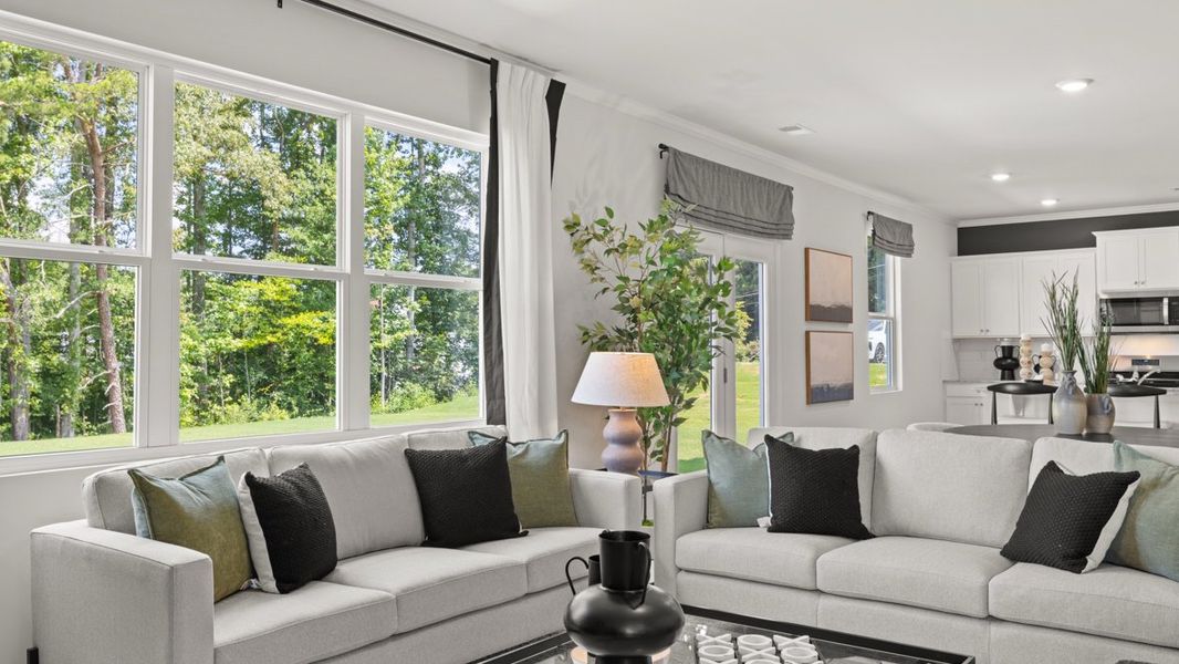 Furnished interior view inside a new home in Fairhaven, Lithia Springs (Image 21).