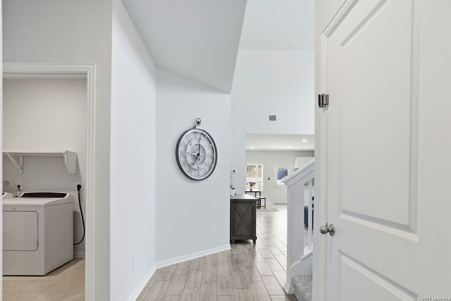 Furnished interior view inside a new home in Hunter's Ranch, San Antonio (Image 30).