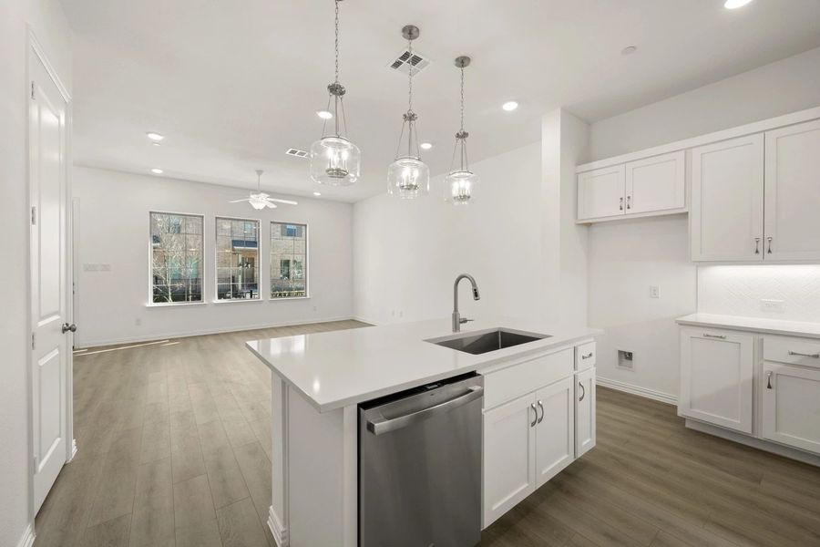 Open Kitchen-Living-Dining Room