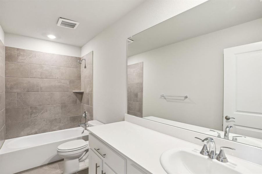 Photo is not of the actual home, but is an inspirational photo of builder’s model home and may depict options, furnishings, and/or decorator features that are not included.