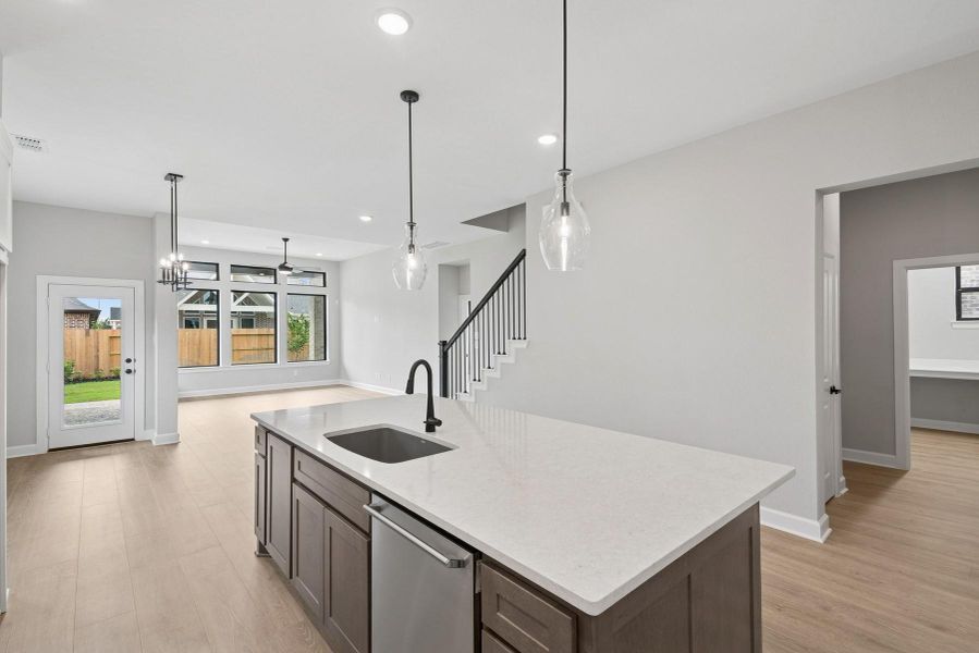 Furnished interior view inside a new home in Grange 45' Homesites, Katy (Image 11). Furnished interior view inside a new home in Grange 45' Homesites, Katy (Image 11).