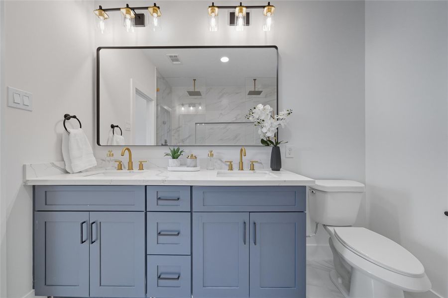 Furnished interior view inside a new home in , Houston (Image 8).
