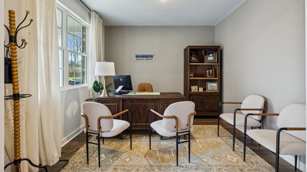 Furnished interior view inside a new home in Reserve at Hickory Ridge, Columbia (Image 9).