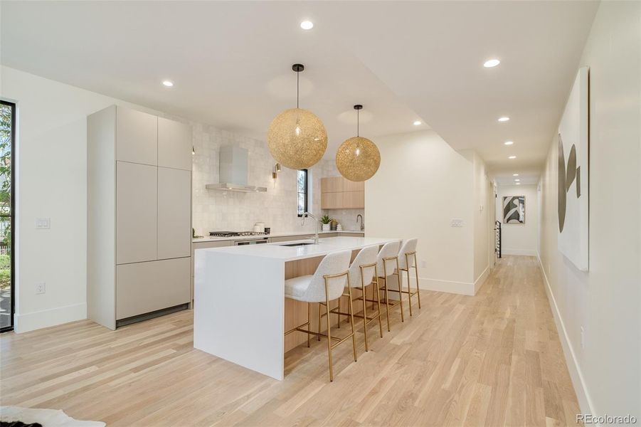 Furnished interior view inside a new home in , Denver (Image 39).