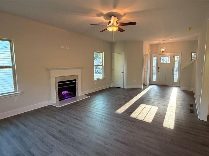 Spacious, unfurnished interior of a new home in Magnolia Villas, Cornelia (Image 17).