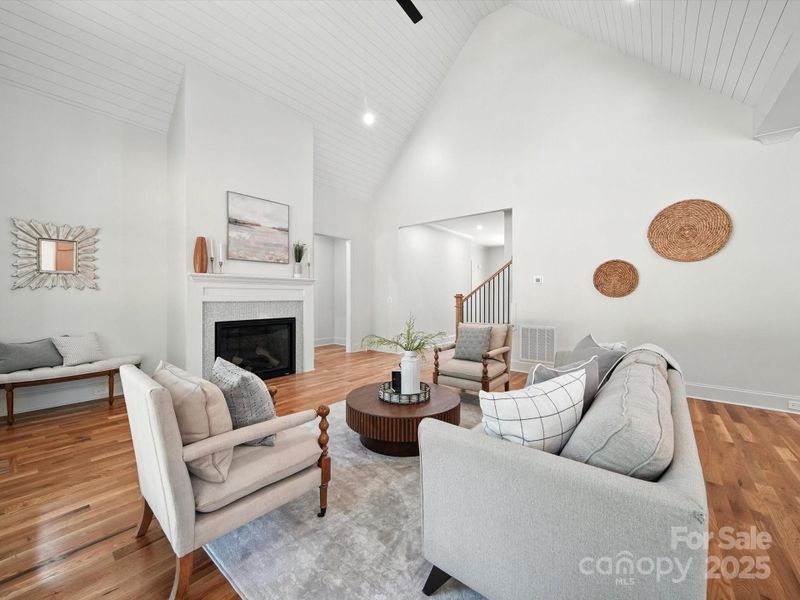 Furnished interior view inside a new home in , Charlotte (Image 10).