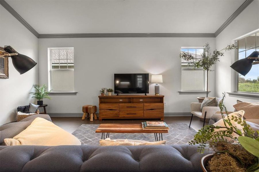 Furnished interior view inside a new home in , Lakeland (Image 49).