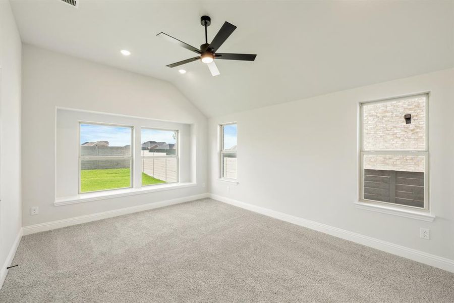 Spacious, unfurnished interior of a new home in Painted Tree Woodland District 50, McKinney (Image 21). Spacious, unfurnished interior of a new home in Painted Tree Woodland District 50, McKinney (Image 21).