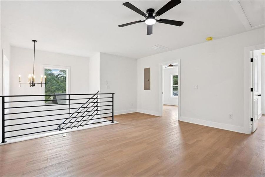 Spacious, unfurnished interior of a new home in , Atlanta (Image 19). Spacious, unfurnished interior of a new home in , Atlanta (Image 19).