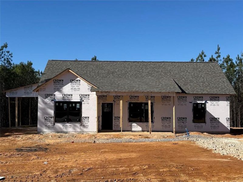 In-progress construction of a new home in , Tallapoosa, GA (Image 23).