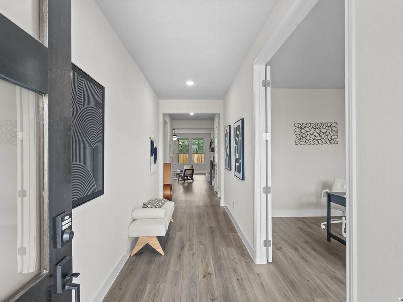 Furnished interior view inside a new home in The Reserve at Potranco Oaks, Castroville (Image 8).