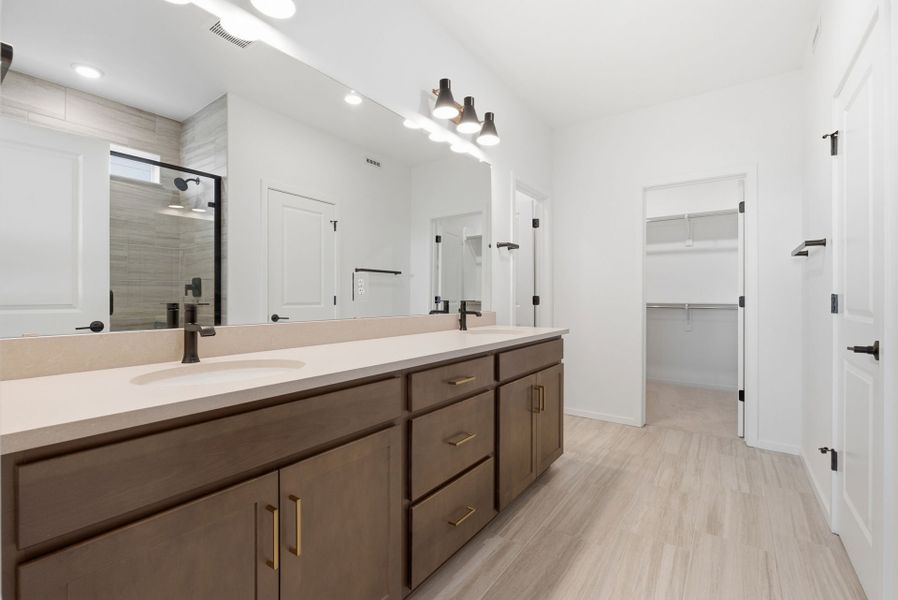 Furnished interior view inside a new home in Harvest Crossing, Aurora (Image 6).