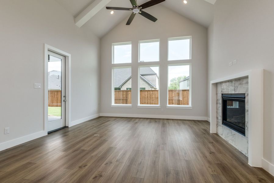 Representative unfurnished interior of a home built from the Weston II by Southgate Homes in Windsong Ranch 61' Series, Prosper (Image 21). Representative unfurnished interior of a home built from the Weston II by Southgate Homes in Windsong Ranch 61' Series, Prosper (Image 21).