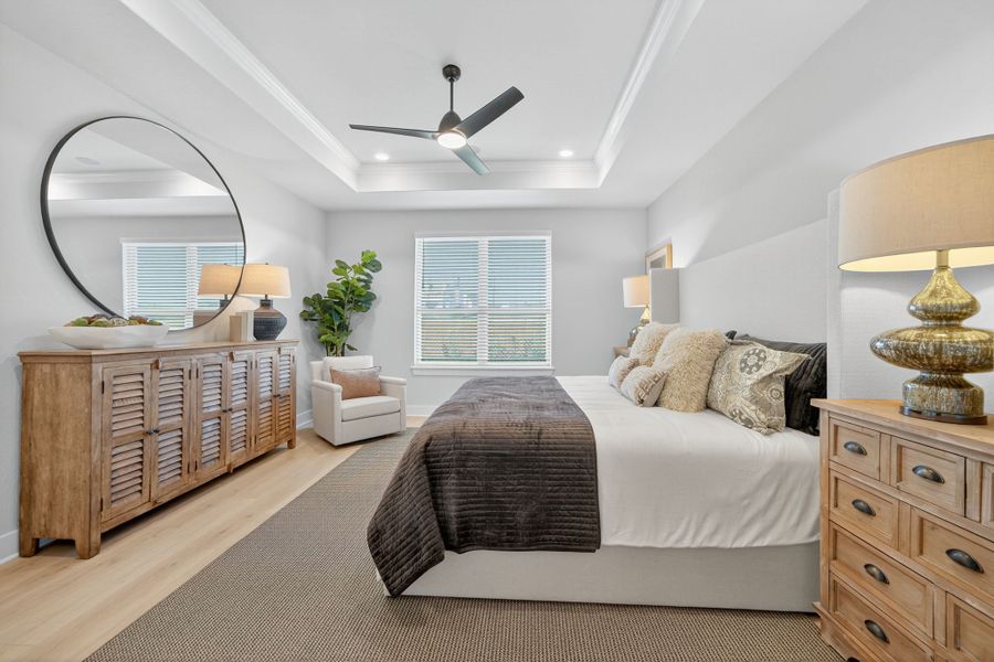 Furnished interior view inside a new home in Country Village Estates, Castroville (Image 24). Furnished interior view inside a new home in Country Village Estates, Castroville (Image 24).