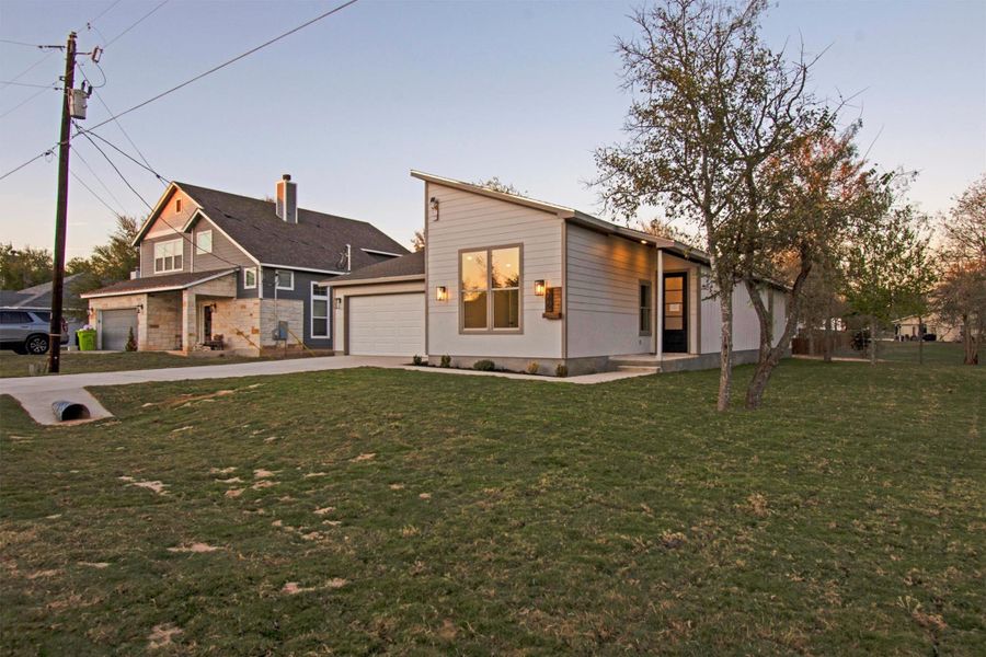Exterior details and patio area of a home in , Bastrop (Image 27).