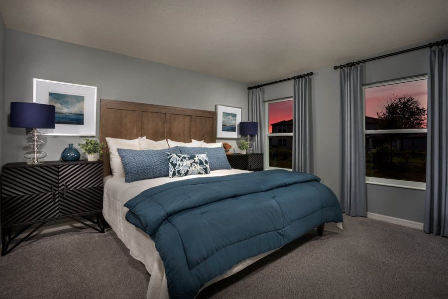 Representative furnished interior of a home built from the 1637 by KB Home in Magnolia Creek, Riverview (Image 6).