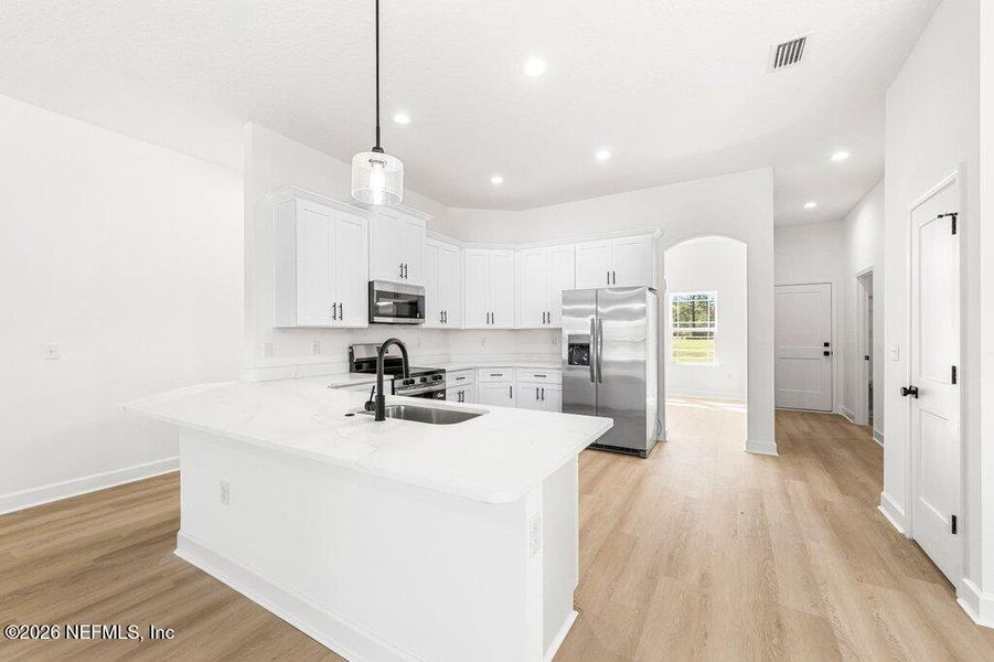 Furnished interior view inside a new home in , Glen St. Mary (Image 8).