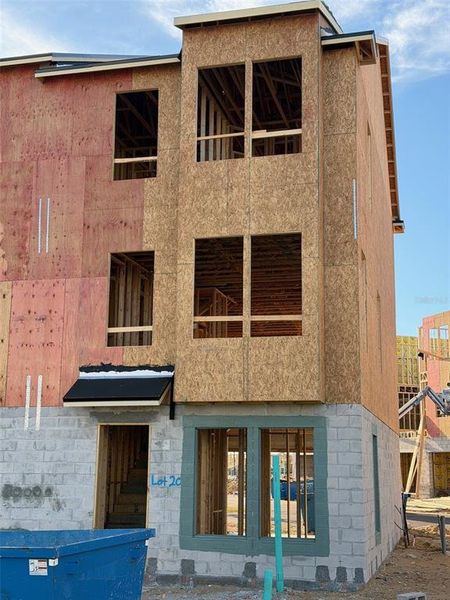 In-progress construction of a new home in Parkview at Hamlin, Winter Garden, FL (Image 8).