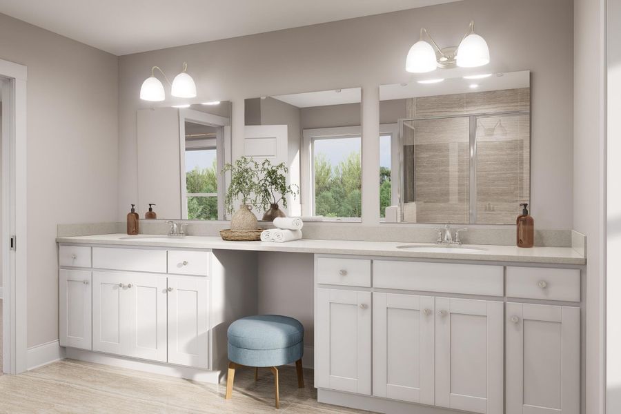 Furnished interior view inside a new home in Rivers Reach, Yemassee (Image 6).