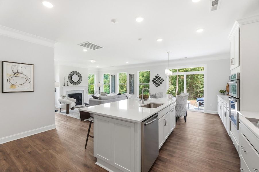 Furnished interior view inside a new home in Chasewood, Mint Hill (Image 12).
