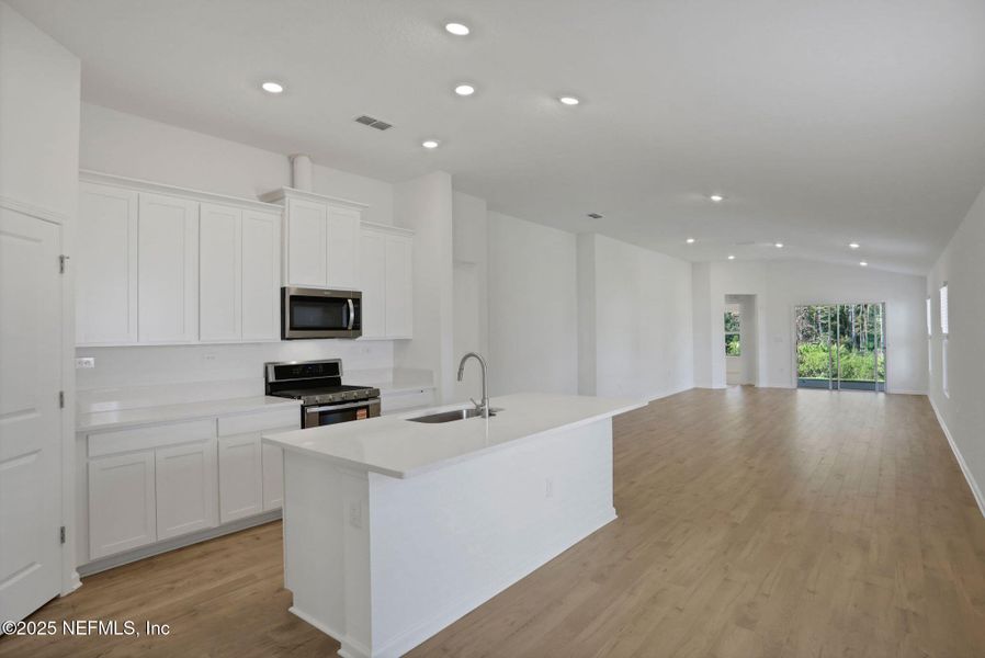 Furnished interior view inside a new home in Cordova Palms, St. Augustine (Image 7).