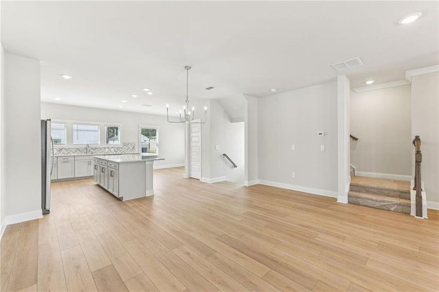 Spacious, unfurnished interior of a new home in Martin Springs - Highland Series, Lawrenceville (Image 25).