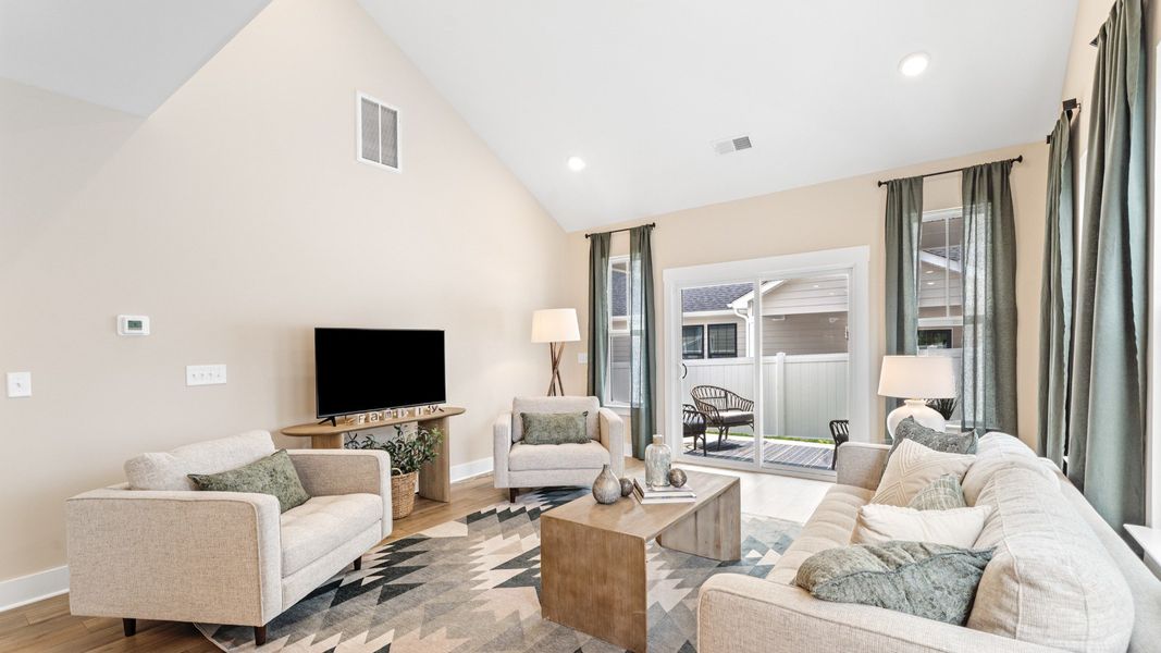 Representative furnished interior of a home built from the Finley by DRB Homes in Foxbank, Gray Court (Image 7).