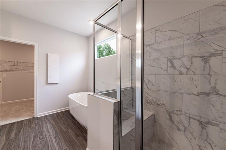 Furnished interior view inside a new home in Enclave at Edgewater, Canton (Image 42).