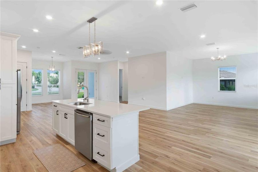 Furnished interior view inside a new home in , Punta Gorda (Image 16).